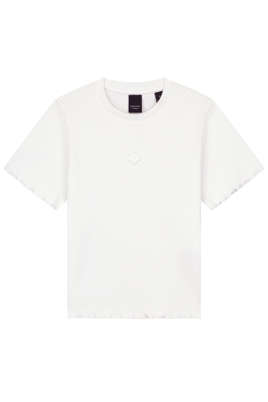 Nik&Nik Rib T-Shirt 2000 Off White