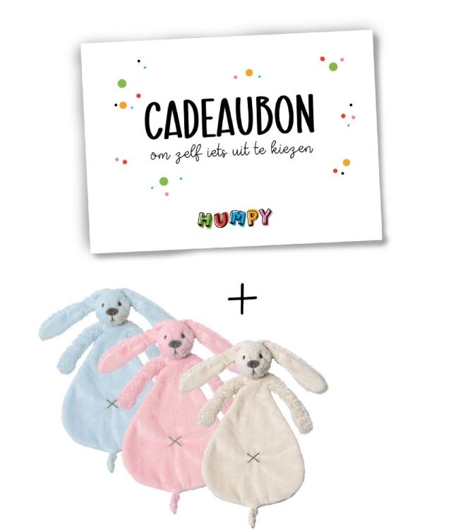 Humpy Kids & Teens cadeaubonnen Multi Cadeaubon met knuffel