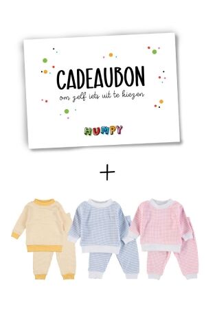 Humpy Kids & Teens Cadeaubon met pyjama - maat 56 Multi