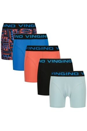 Vingino Boxershort 5-pack Cool Rich Blue
