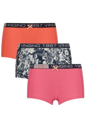 Vingino Hipster 3-pack Flower Dark Blue