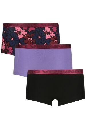 Vingino Hipster 3-pack Flower Deep Black