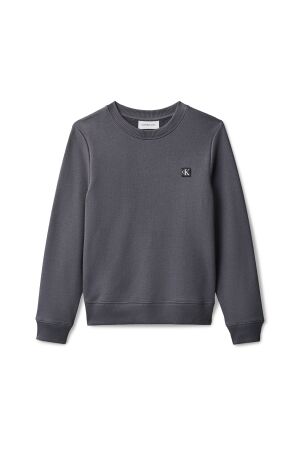 Calvin Klein Mono Mini Badge Crewneck PTW Coal