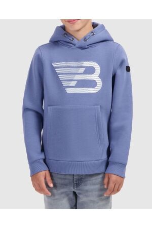 Ballin Amsterdam Slim fit Sweaters Hoodie 93 Blue Grey