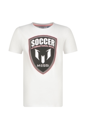 Vingino Shield t-shirt Vingino x Messi 001 Real White