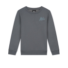 Malelions Junior truien & vesten 545 Dark Grey/Ice Blue MJ1-AW24-07