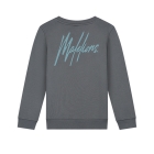 Malelions Junior truien & vesten 545 Dark Grey/Ice Blue MJ1-AW24-07
