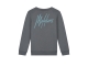 Malelions Junior truien & vesten 545 Dark Grey/Ice Blue MJ1-AW24-07