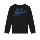 Malelions Junior truien & vesten 778 Black/Cobalt MJ1-AW24-07