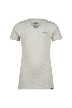 Vingino Basis T-shirt met V-hals Grey Melee