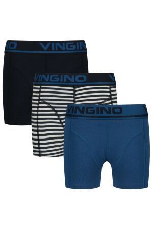 Vingino 3-pack Boxershorts Multicolor Blue