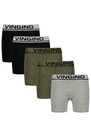 Vingino 5-pack Boxershorts Multicolor Grey-Black