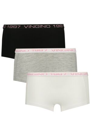 Vingino 3-pack Hipster Multicolor Grey-Black