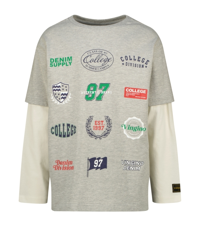 Vingino shirts Fearless Grey Melee SS26KB300046