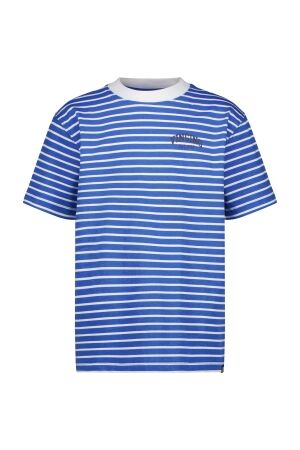 Vingino Icon T-shirt met streep Blue Depth