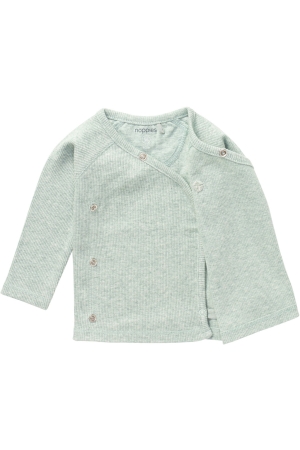 Noppies shirts N092 Grey Mint Melange 14N0011