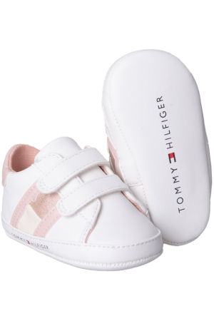 Tommy Hilfiger schoenen babyschoenen White/pink T0A4-32111