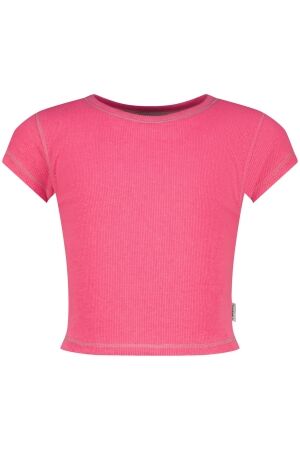 Vingino Basis-Crop T-shirt Neon Pink