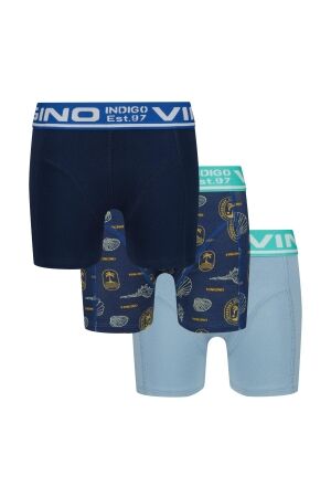 Vingino 3-pack Boxershorts Sea Dusk Blue