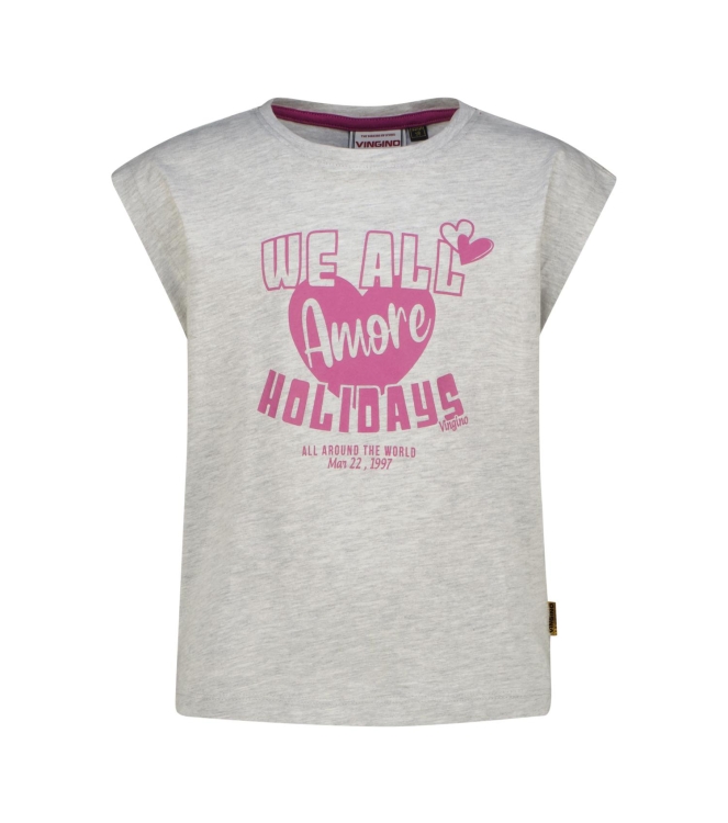 Vingino shirts Light Grey Melee SO26KG300023