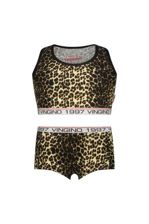 Vingino Ondergoed set met top Animal Multicolor Brown