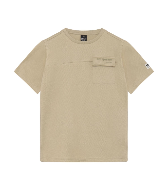 Indian Blue Jeans shirts Light Sand 960644