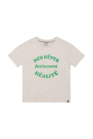 Indian Blue Jeans T-shirt Light sand melange