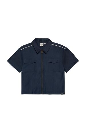 Indian Blue Jeans Spijkerblouse Dark Denim