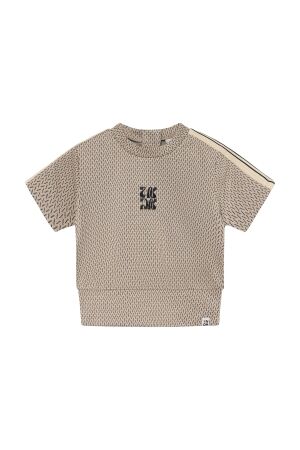 Indian Blue Jeans Cropped Top Print Humus