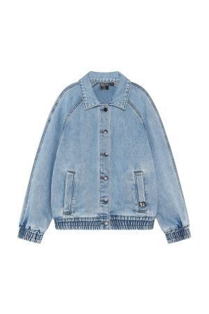 Indian Blue Jeans Denim Trenchcoat Used Light Denim