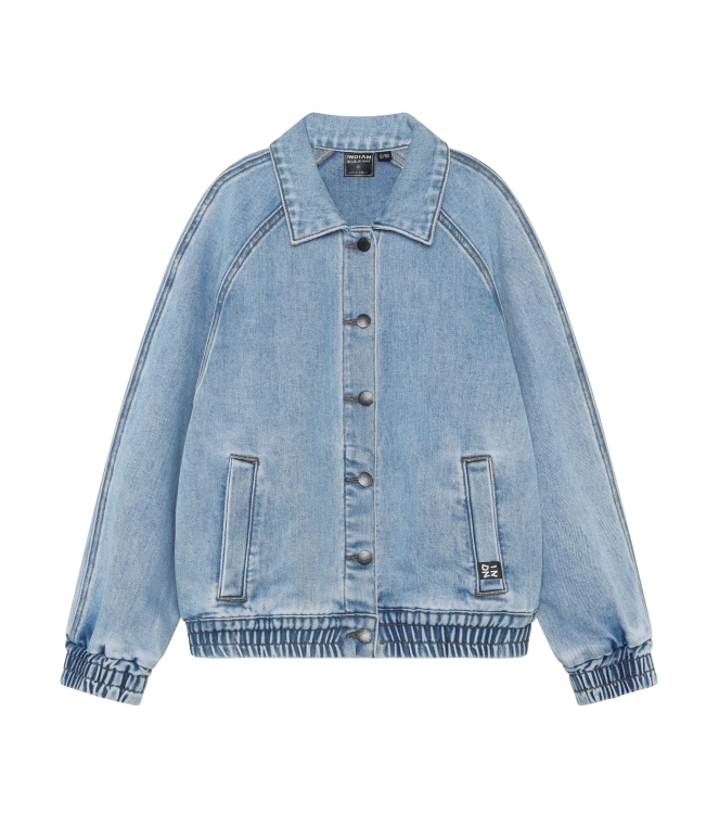 Indian Blue Jeans jassen Used Light Denim 970775