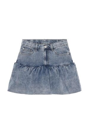 Indian Blue Jeans Rok Balloon Denim Used Light Denim