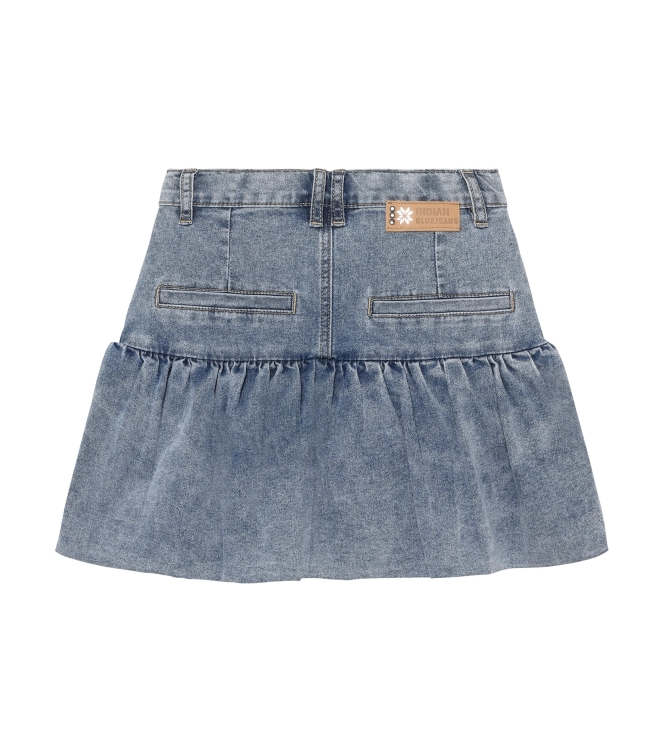 Indian Blue Jeans rokken & skorts Used Light Denim 970612