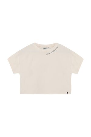 Indian Blue Jeans Cropped Top Sandshell