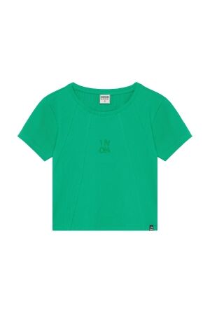 Indian Blue Jeans Cropped Top INDN simply green