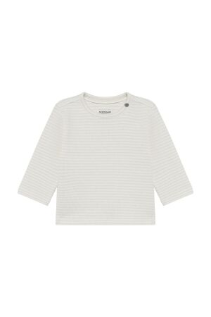 Noppies Longsleeve met streepje Egret