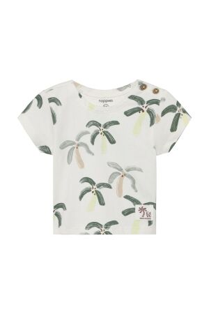 Noppies T-shirt AOP Egret