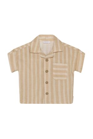 Noppies Overhemd met streepje Irish Cream