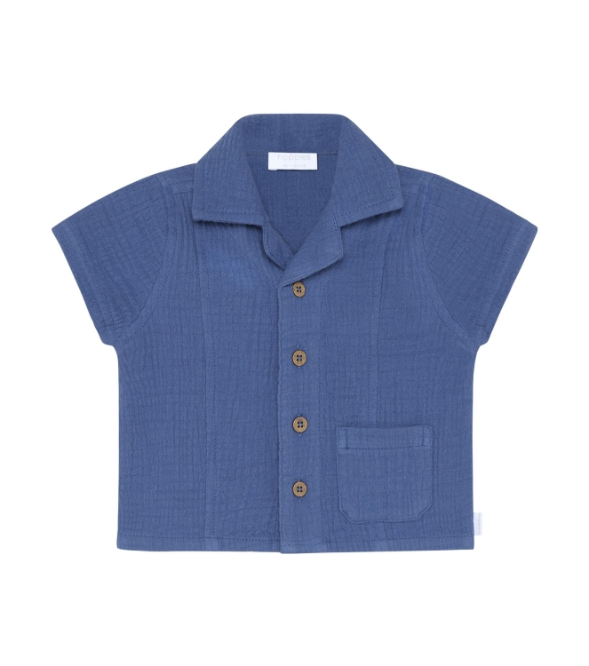 Noppies overhemden Gray Blue 6440110