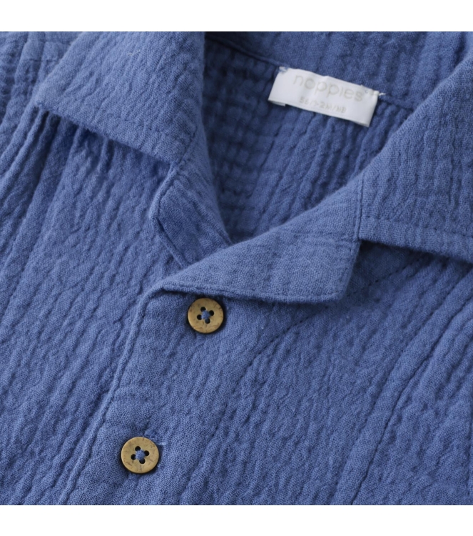 Noppies overhemden Gray Blue 6440110