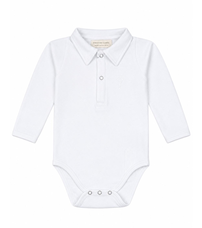 Two You Label rompers White RIF-ROM-POL-COL