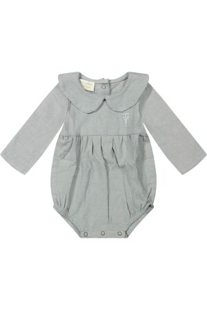 Two You Label Romper Linny van linnen Grey