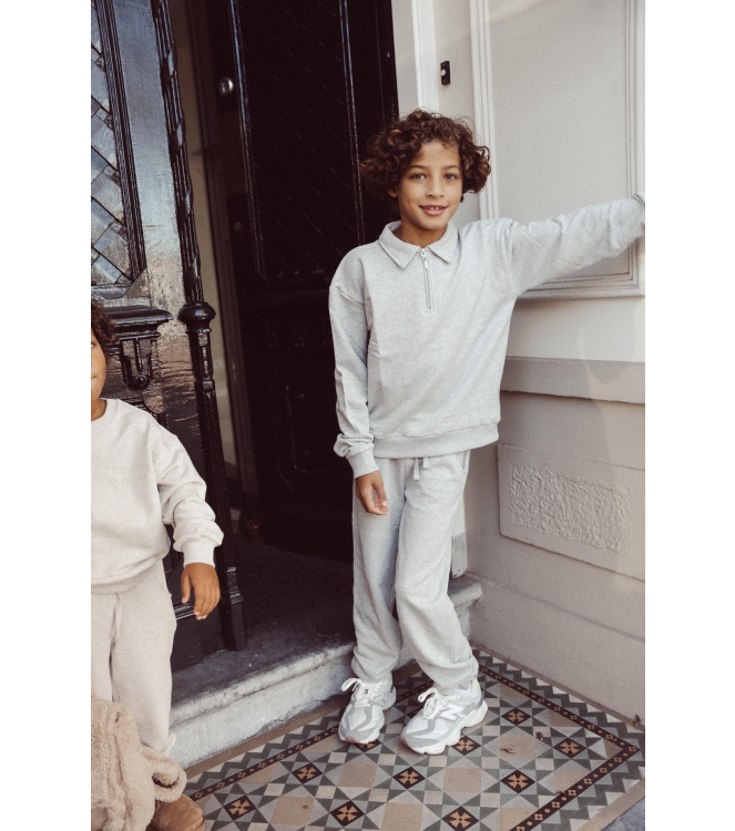 Two You Label truien Grey ZIP-SWE