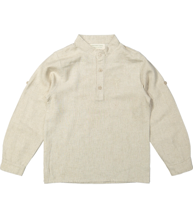Two You Label overhemden Oat LEO-LIN-BLO