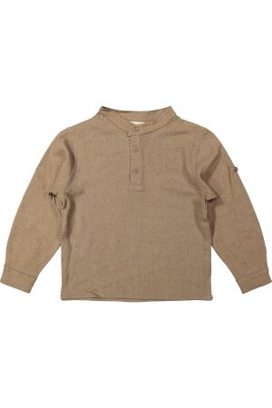 Two You Label Overhemd Leo linnen Brown