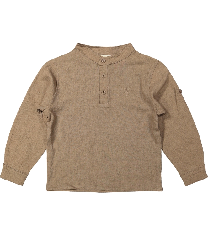 Two You Label overhemden Brown LEO-LIN-BLO