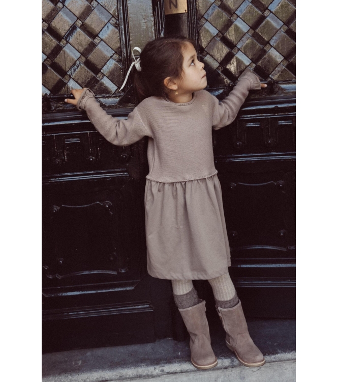 Two You Label jurken Brown DAN-KNI-DRE