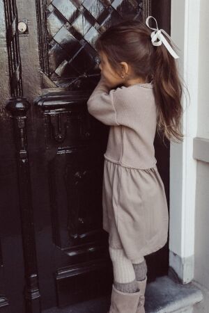 Two You Label jurken Brown DAN-KNI-DRE