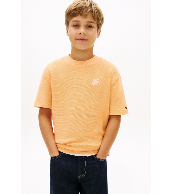 Tommy Hilfiger shirts Orange Hype KB0KB10388