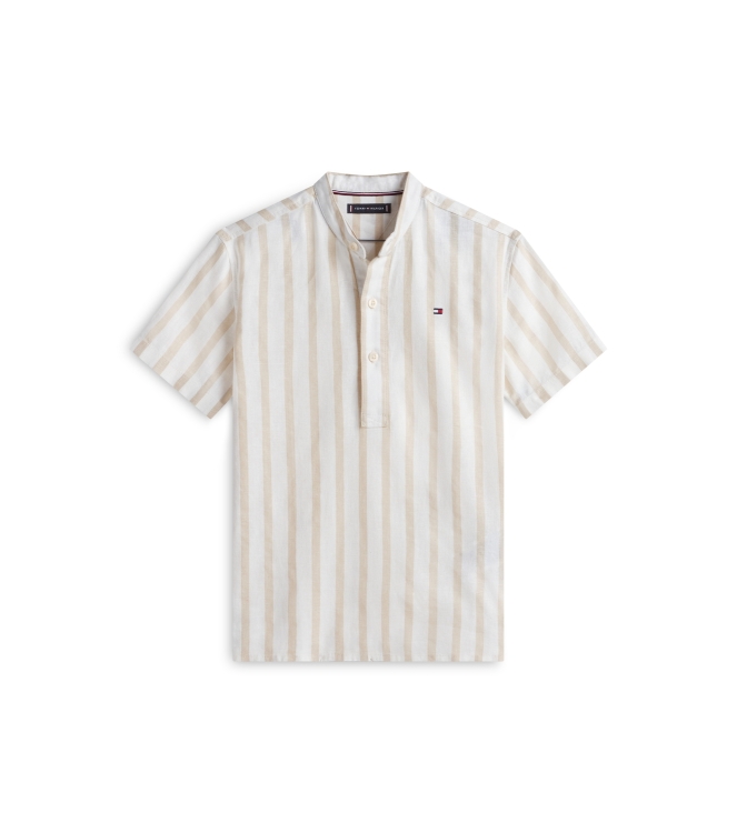 Tommy Hilfiger overhemden Classic Beige Stripe KB0KB10209